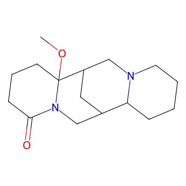 2D Structure of (1R,2R,9R,10R)-2-methoxy-7,15-diazatetracyclo[7.7.1.02,7.010,15]heptadecan-6-one