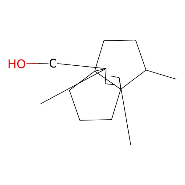 2D Structure of [(1R,2S,5R,6R)-2,4,6-trimethyl-2-tricyclo[3.3.3.01,5]undec-3-enyl]methanol