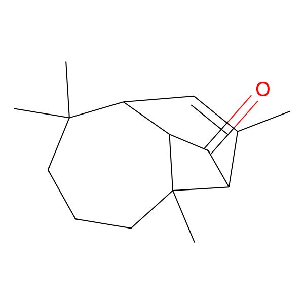 2D Structure of (1R,2S,7S,10S)-2,6,6,9-tetramethyltricyclo[5.4.0.02,10]undec-8-en-11-one