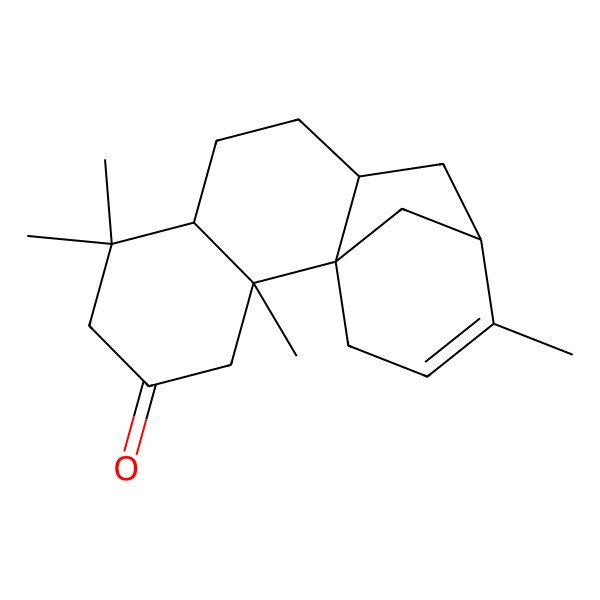 2D Structure of (1R,2S,7S,10S,12S)-2,6,6,13-tetramethyltetracyclo[10.3.1.01,10.02,7]hexadec-13-en-4-one
