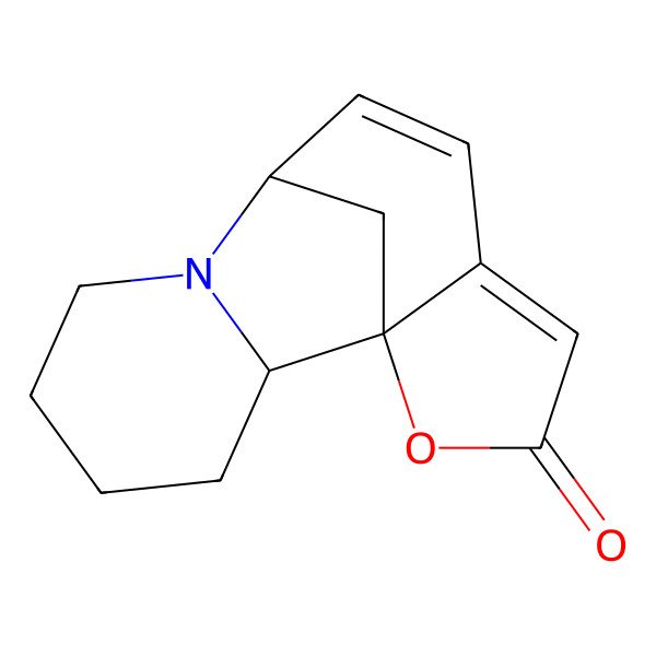 2D Structure of (1R,2S,8S)-14-Oxa-7-azatetracyclo[6.6.1.01,11.02,7]pentadeca-9,11-dien-13-one