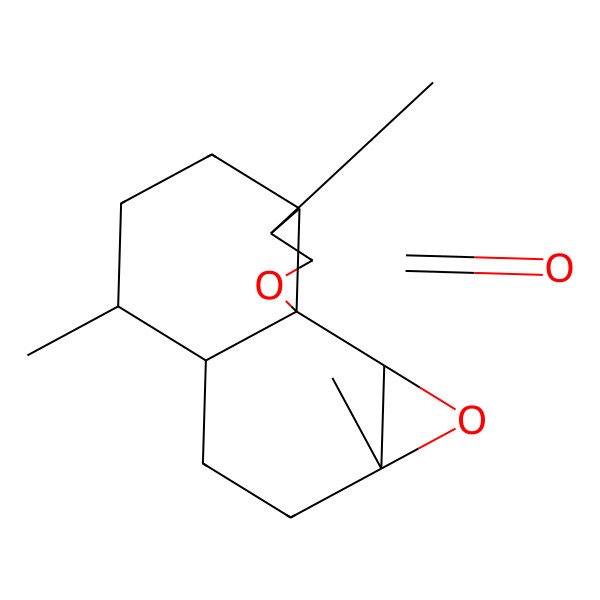 2D Structure of (1R,4R,5S,8R,9S,12R,14R)-4,8,12-trimethyl-2,13-dioxatetracyclo[7.5.0.01,5.012,14]tetradecan-3-one