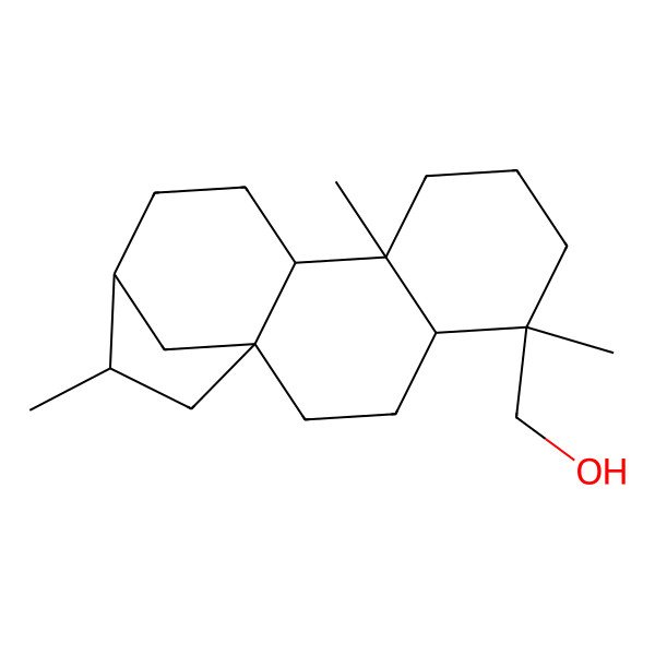 2D Structure of [(1R,4S,5R,9S,10R,13R,14S)-5,9,14-trimethyl-5-tetracyclo[11.2.1.01,10.04,9]hexadecanyl]methanol