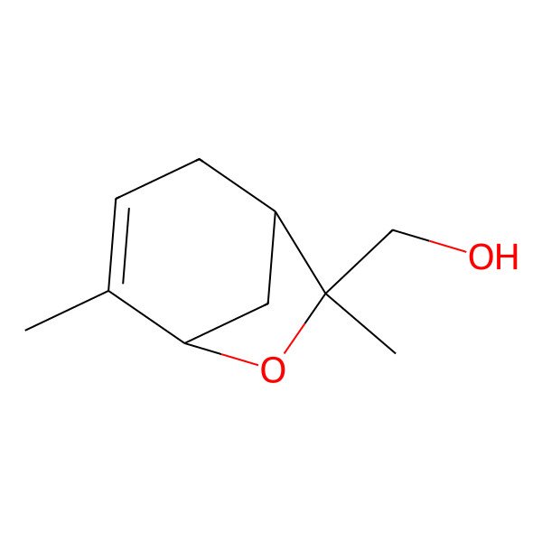 2D Structure of [(1R,5R,7R)-4,7-dimethyl-6-oxabicyclo[3.2.1]oct-3-en-7-yl]methanol