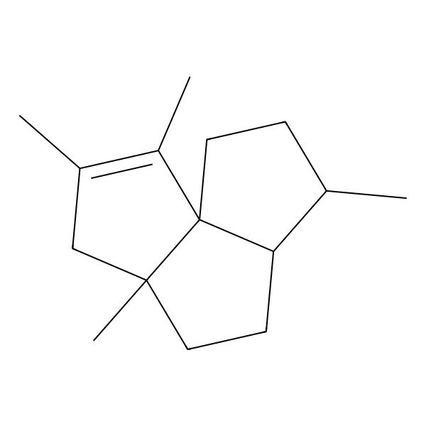 2D Structure of (1R,5R,8R,9S)-2,3,5,9-tetramethyltricyclo[6.3.0.01,5]undec-2-ene