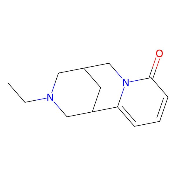 2D Structure of (1R,5S)-3-Ethyl-1,2,3,4,5,6-hexahydro-1,5-methano-8H-pyrido[1,2-a][1,5]diazocin-8-one