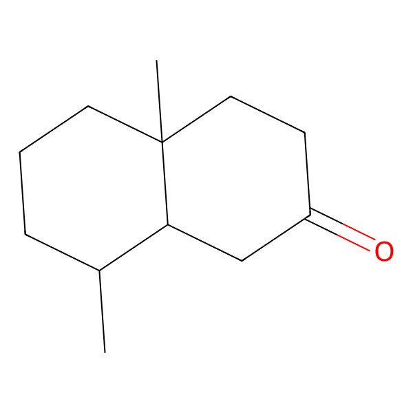 2D Structure of (1r,6r,10r)-6,10-Dimethylbicyclo[4.4.0]decan-3-one
