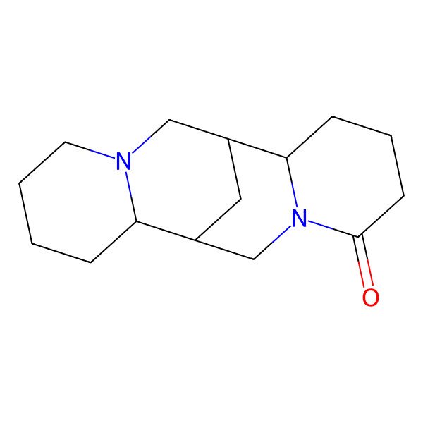 2D Structure of (1R,9S)-7,15-diazatetracyclo[7.7.1.02,7.010,15]heptadecan-6-one