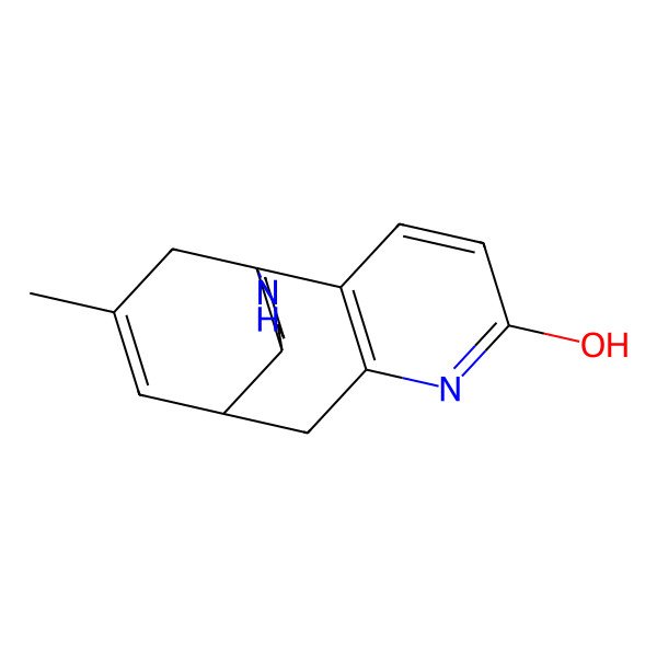 2D Structure of (1R,9S,10R)-16-methyl-6,14-diazatetracyclo[7.5.3.01,10.02,7]heptadeca-2(7),3,5,16-tetraen-5-ol