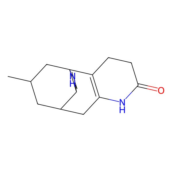 2D Structure of (1R,9S,10R,16S)-16-methyl-6,14-diazatetracyclo[7.5.3.01,10.02,7]heptadec-2(7)-en-5-one