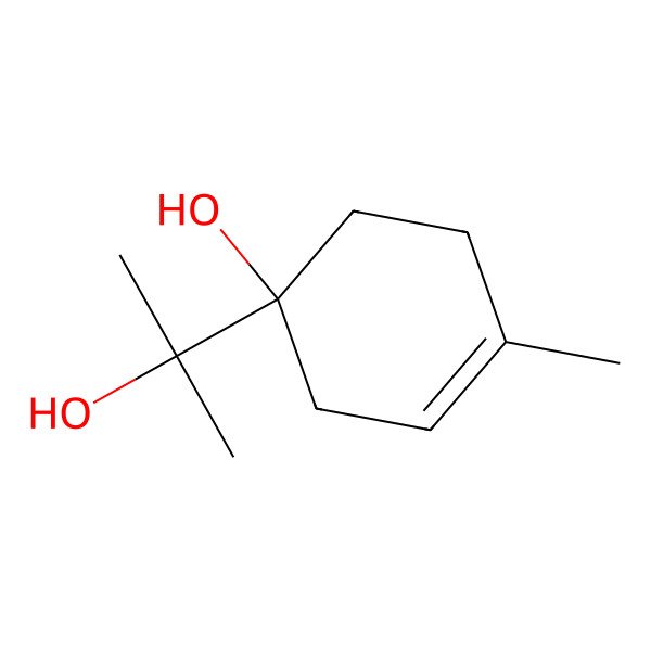 2D Structure of (1S)-1-(2-hydroxypropan-2-yl)-4-methylcyclohex-3-en-1-ol 2D Structure of (1S)-1-(2-hydroxypropan-2-yl)-4-methylcyclohex-3-en-1-ol