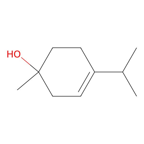 2D Structure of (1S)-1-methyl-4-propan-2-ylcyclohex-3-en-1-ol