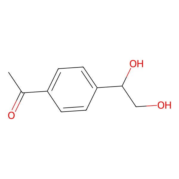 2D Structure of (1S)-(4-Acetylphenyl)-1,2-ethanediol