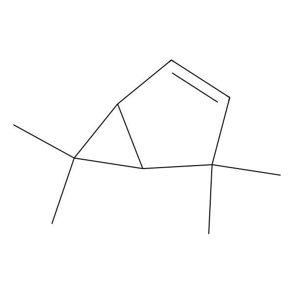 2D Structure of (1S)-4,4,6,6-tetramethylbicyclo[3.1.0]hex-2-ene