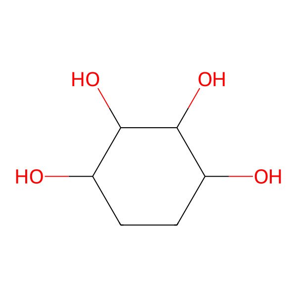 2D Structure of (1S,2R,3S,4R)-cyclohexane-1,2,3,4-tetrol