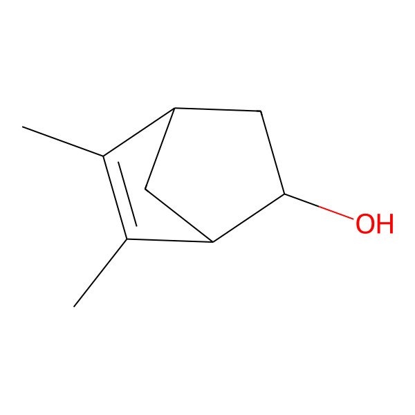 2D Structure of (1S,2R,4S)-5,6-dimethylbicyclo[2.2.1]hept-5-en-2-ol