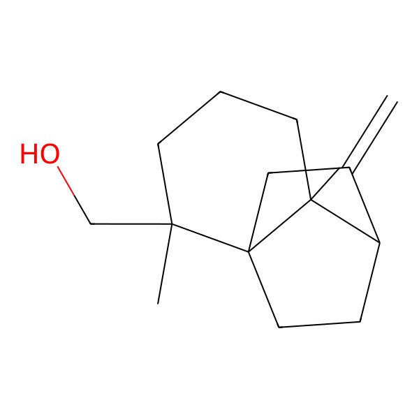 2D Structure of [(1S,2R,6R,7R)-2,6-dimethyl-8-methylidene-2-tricyclo[5.2.2.01,6]undecanyl]methanol