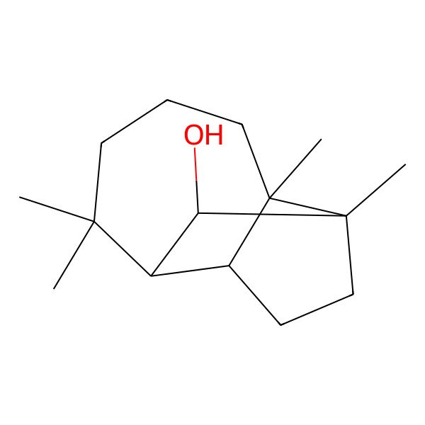 2D Structure of (1S,2R,7S,8S,9S)-2,6,6,9-Tetramethyltricyclo[5.4.0.02,9]undecan-8-ol