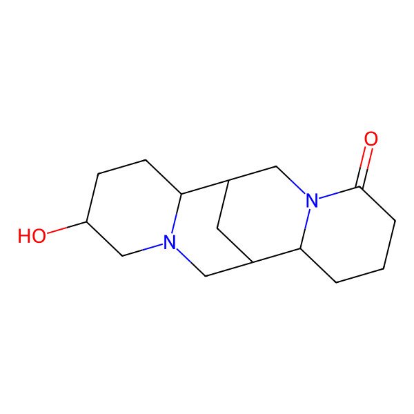 2D Structure of (1S,2R,9S,10S)-13-hydroxy-7,15-diazatetracyclo[7.7.1.02,7.010,15]heptadecan-6-one