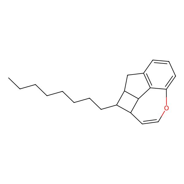2D Structure of (1S,2S,3R,13S)-2-octyl-6-oxatetracyclo[9.2.1.03,13.07,12]tetradeca-4,7,9,11-tetraene