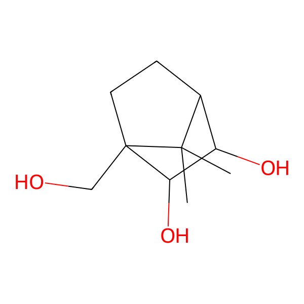 2D Structure of (1S,2S,3R,4R)-1-(hydroxymethyl)-7,7-dimethylbicyclo[2.2.1]heptane-2,3-diol