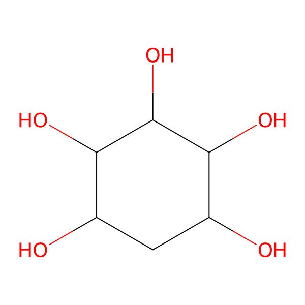 2D Structure of (1S,2S,4R,5R)-cyclohexane-1,2,3,4,5-pentol