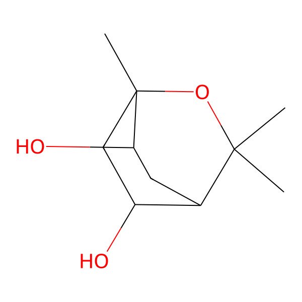 2D Structure of (1S,2S,4S,5R)-1,8-Epoxy-p-menthane-2,5-diol
