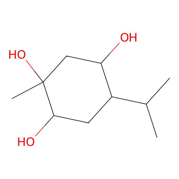 2D Structure of (1S,2S,4S,5R)-2-methyl-5-propan-2-ylcyclohexane-1,2,4-triol 2D Structure of (1S,2S,4S,5R)-2-methyl-5-propan-2-ylcyclohexane-1,2,4-triol