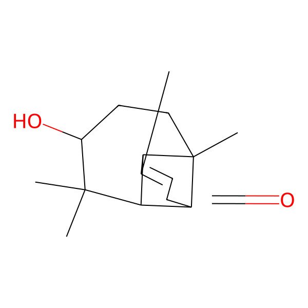 2D Structure of (1S,2S,5S,7R,8S)-5-hydroxy-2,6,6,11-tetramethyltricyclo[5.4.0.02,8]undec-10-en-9-one