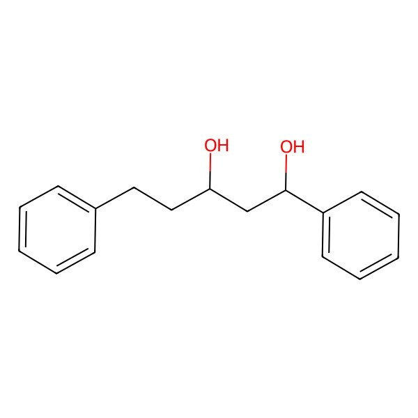 2D Structure of (1S,3S)-1,5-diphenylpentane-1,3-diol