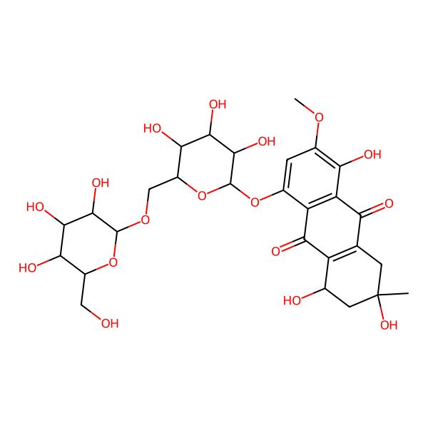 2D Structure of (1S,3S)-austrocortirubin 8-O-beta-D-gentiobioside