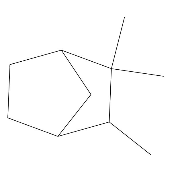 2D Structure of (1S,3S,4R)-2,2,3-Trimethylbicyclo[2.2.1]heptane