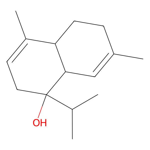2D Structure of (1S,4aR,8aS)-4,7-dimethyl-1-propan-2-yl-4a,5,6,8a-tetrahydro-2H-naphthalen-1-ol