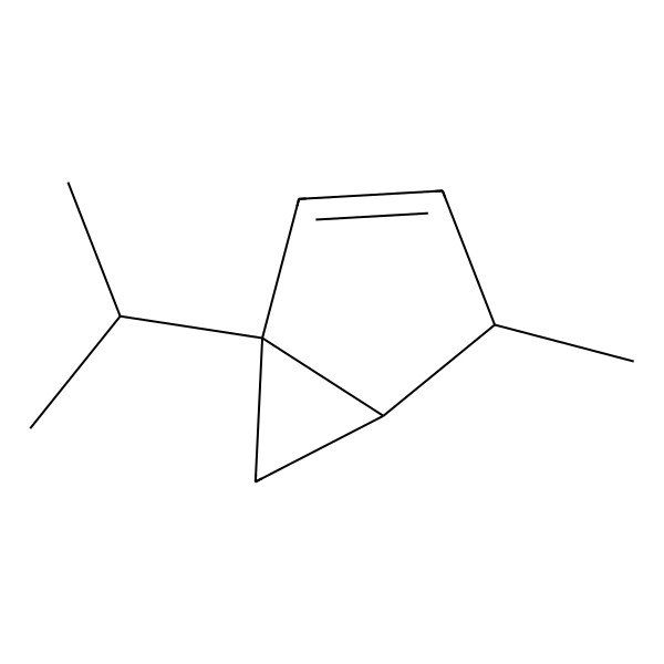 2D Structure of (1S,4S,5S)-4-methyl-1-propan-2-ylbicyclo[3.1.0]hex-2-ene