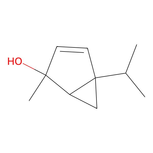 2D Structure of (1S,5R)-2-methyl-5-propan-2-ylbicyclo[3.1.0]hex-3-en-2-ol