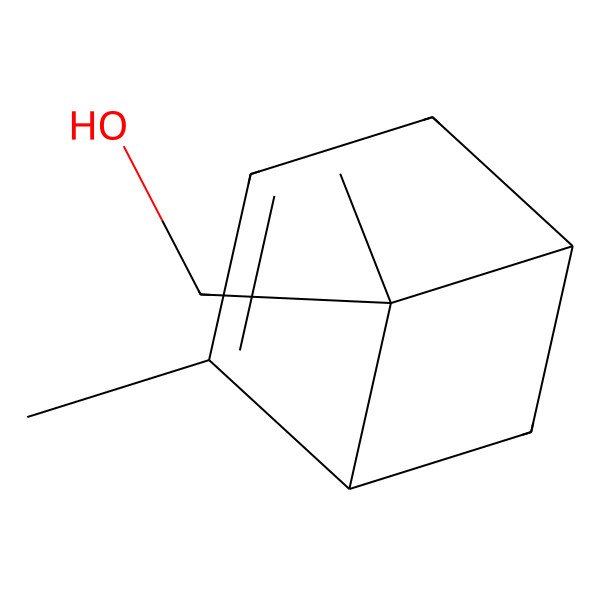 2D Structure of [(1S,5S,6R)-2,6-dimethyl-6-bicyclo[3.1.1]hept-2-enyl]methanol