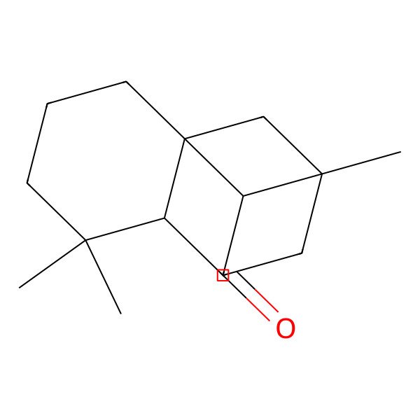 2D Structure of (1S,6S,9R,10R)-5,5,9-trimethyltricyclo[7.1.1.01,6]undecane-10-carbaldehyde