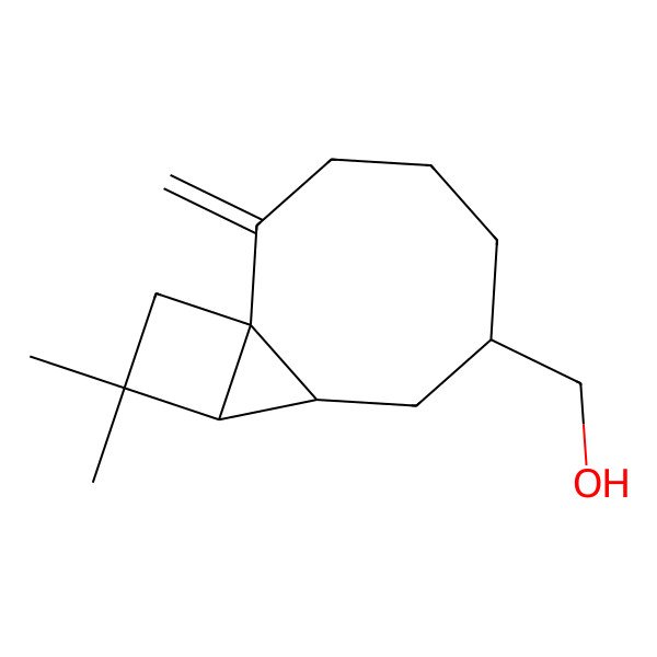 2D Structure of [(1S,8S,9S)-10,10-dimethyl-2-methylidene-6-tricyclo[6.3.0.01,9]undecanyl]methanol