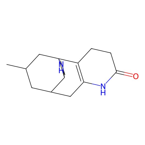 2D Structure of (1S,9R,10S,16S)-16-methyl-6,14-diazatetracyclo[7.5.3.01,10.02,7]heptadec-2(7)-en-5-one