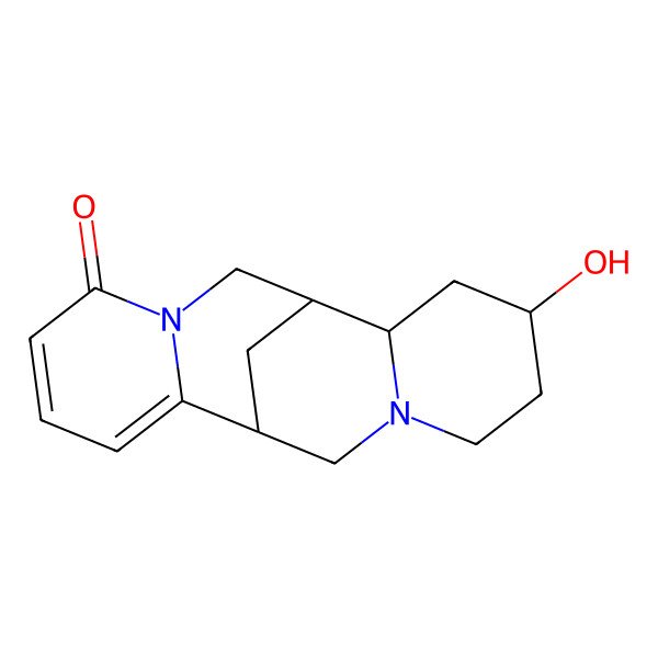 2D Structure of (1S,9S,10S,12R)-12-hydroxy-7,15-diazatetracyclo[7.7.1.02,7.010,15]heptadeca-2,4-dien-6-one