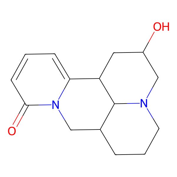 2D Structure of (1S,9S,15S,17S)-15-hydroxy-7,13-diazatetracyclo[7.7.1.02,7.013,17]heptadeca-2,4-dien-6-one