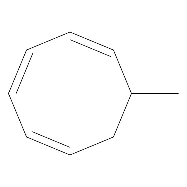 2D Structure of (1Z,3Z,5Z,7S)-7-methylcycloocta-1,3,5-triene