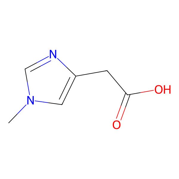 2D Structure of 2-(1-methyl-1H-imidazol-4-yl)acetic acid