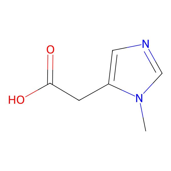 2D Structure of 1-Methylimidazole-5-acetic acid