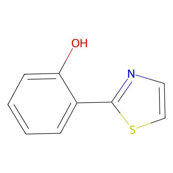 2D Structure of 2-(1,3-Thiazol-2-yl)phenol