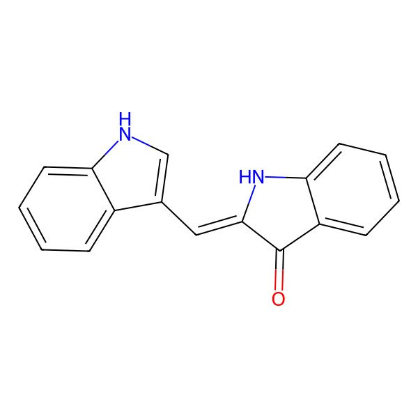 2D Structure of 2-(1H-indol-3-ylmethylidene)-1H-indol-3-one 2D Structure of 2-(1H-indol-3-ylmethylidene)-1H-indol-3-one