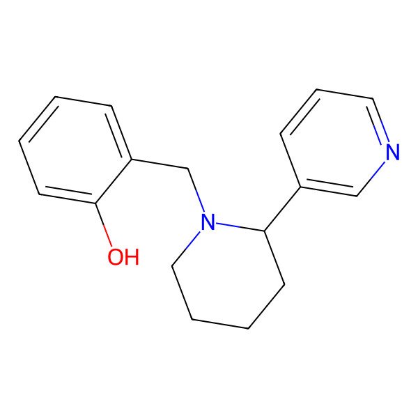 2D Structure of 2-[(2-Pyridin-3-ylpiperidin-1-yl)methyl]phenol