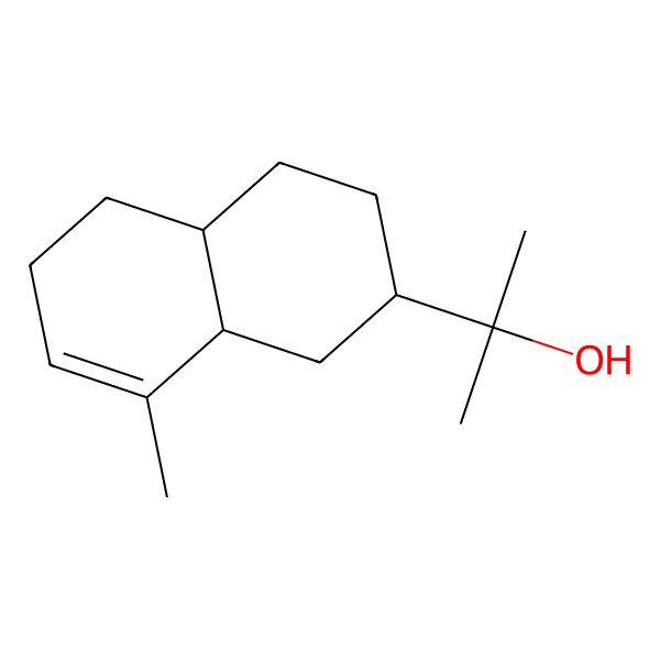2D Structure of 2-[(2R,4aS,8aR)-8-methyl-1,2,3,4,4a,5,6,8a-octahydronaphthalen-2-yl]propan-2-ol