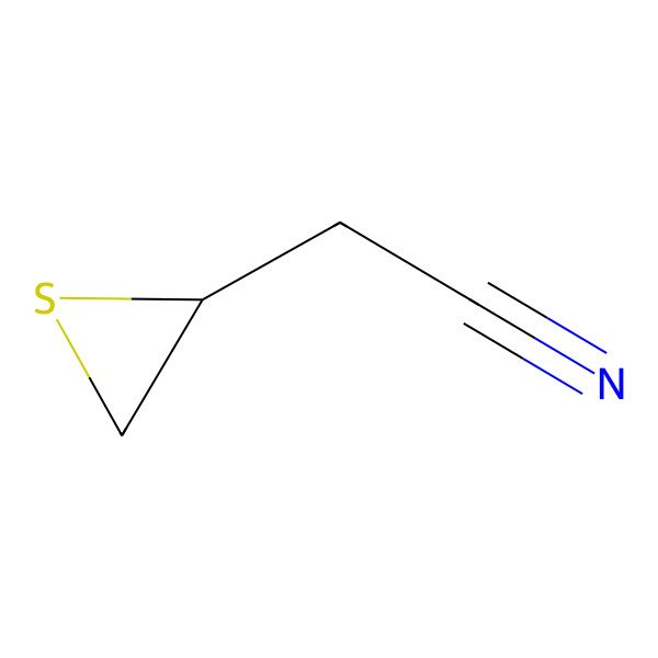 2D Structure of 2-[(2S)-thiiran-2-yl]acetonitrile