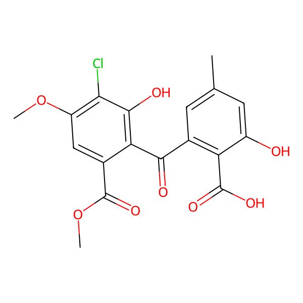 2D Structure of Pestheic acid